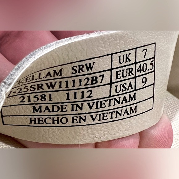 Lacoste kellam heeled sandals off white - Picture 3 of 6